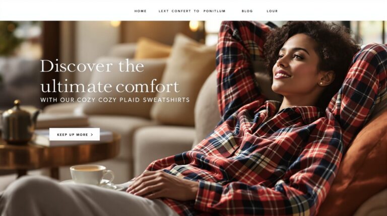 Découvrez le confort ultime avec nos sweats en plaid douillets