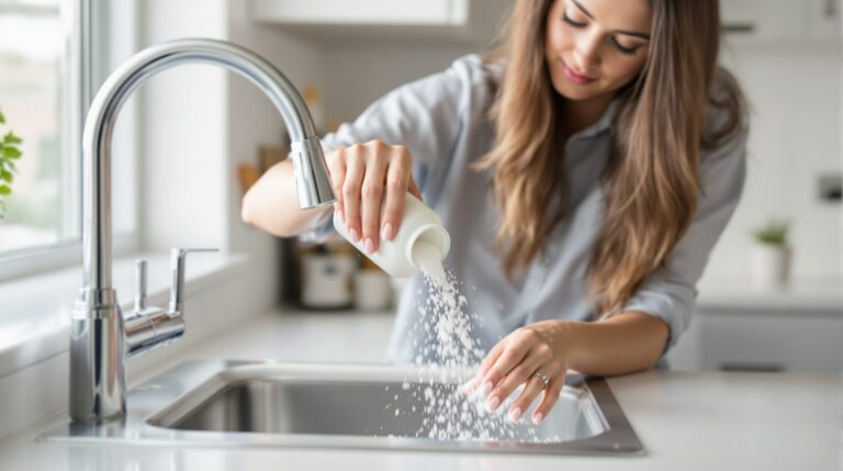 bicarbonate de soude pour deboucher evier