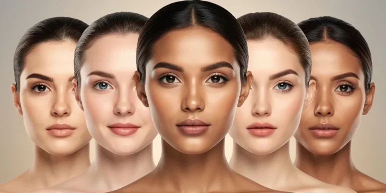 différents types de visage