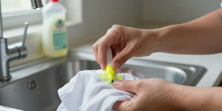 comment enlever une tache de surligneur sur un vêtement