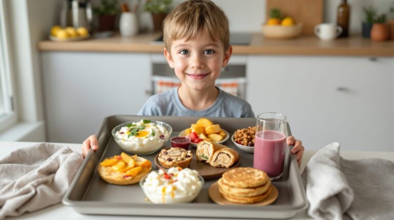 petit dejeuner proteine enfant