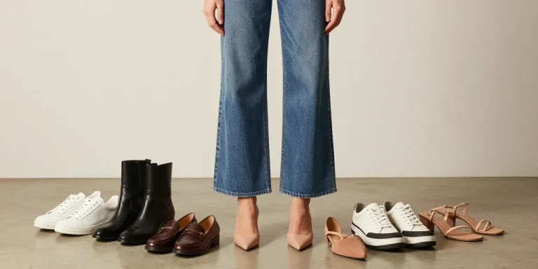 quelles chaussures porter avec un jean large