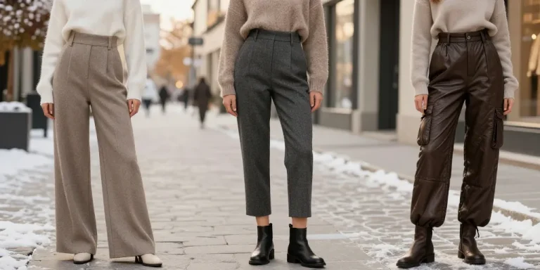 tendance pantalon hiver 2025 femme
