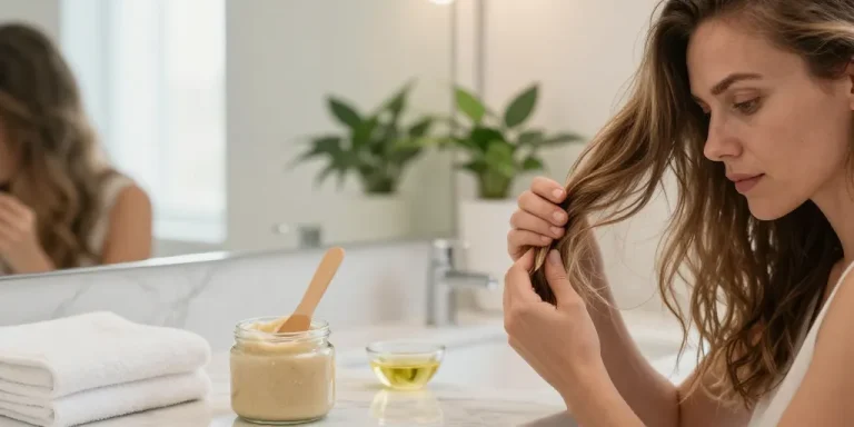 soins cheveux secs et abîmés maison