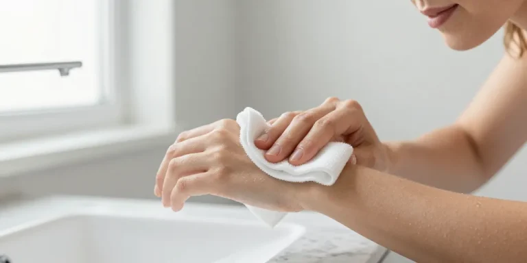 comment enlever le sperm sur la peau