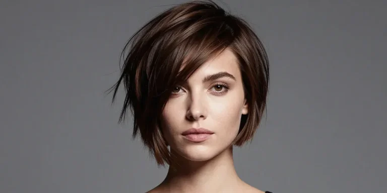 coupe courte dégradée effilée