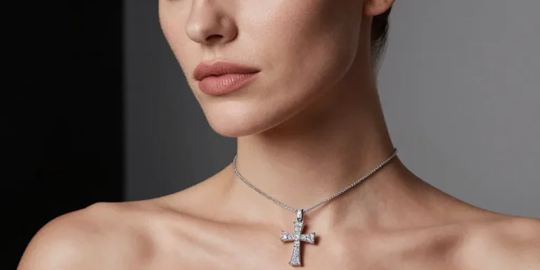 La croix sertie de diamants : quand le symbole devient joyau