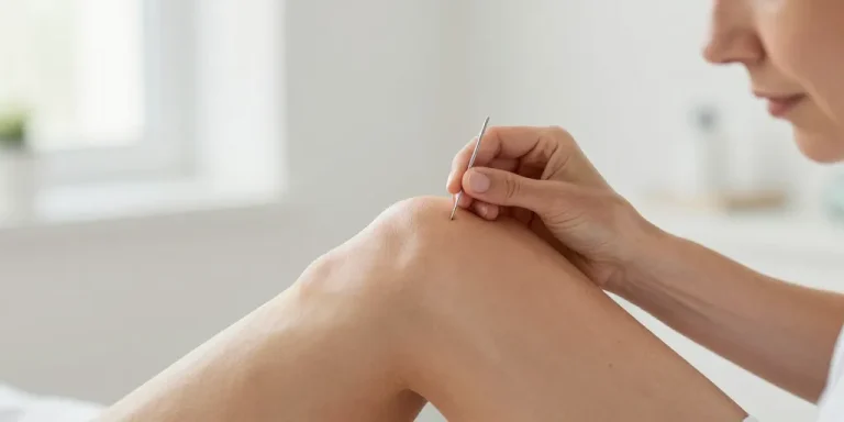 point acupuncture genou gauche